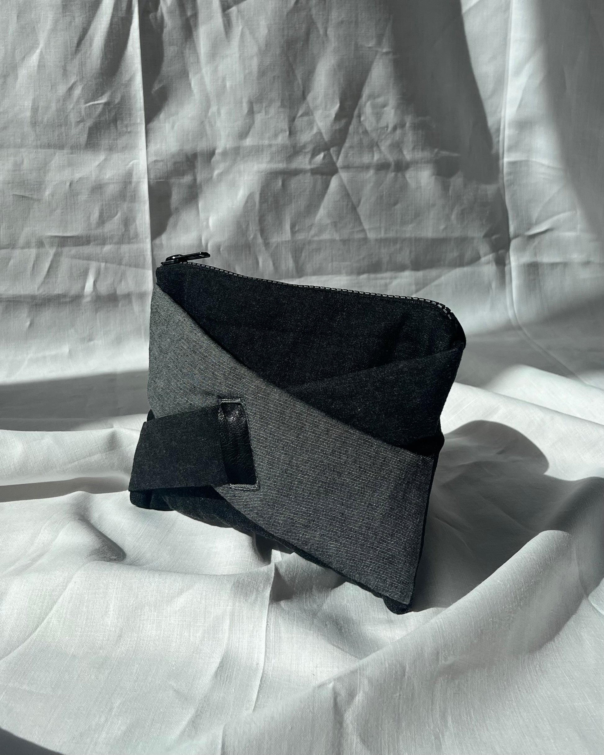 The Denim Wrap – Charcoal