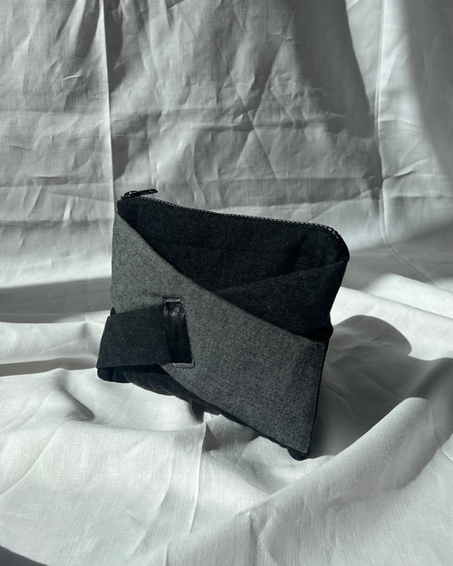 The Denim Wrap – Charcoal