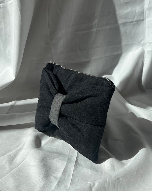 The Bow Bag – Charcoal