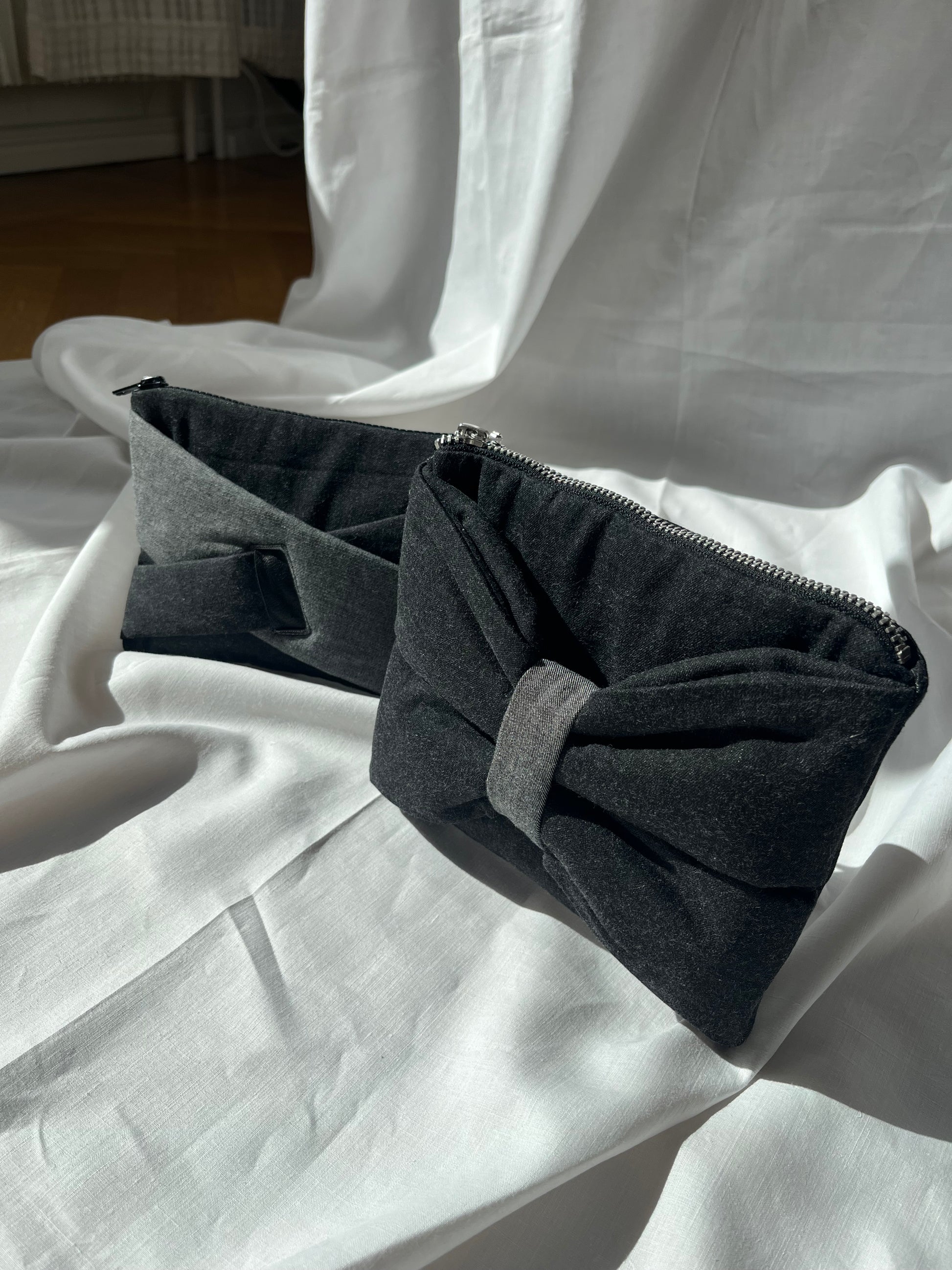 The Denim Wrap – Charcoal