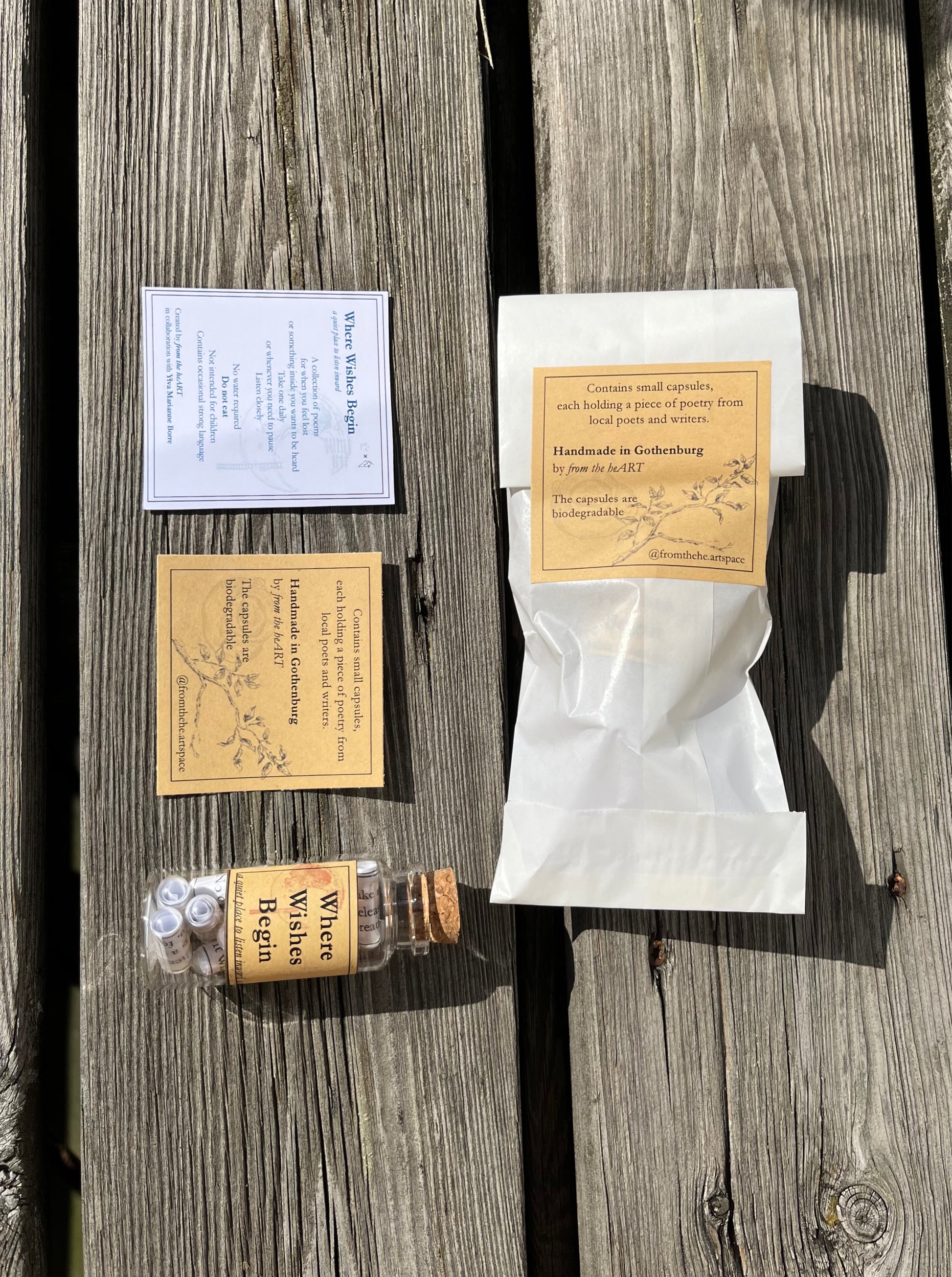Where Wishes Begin - poetry in a jar