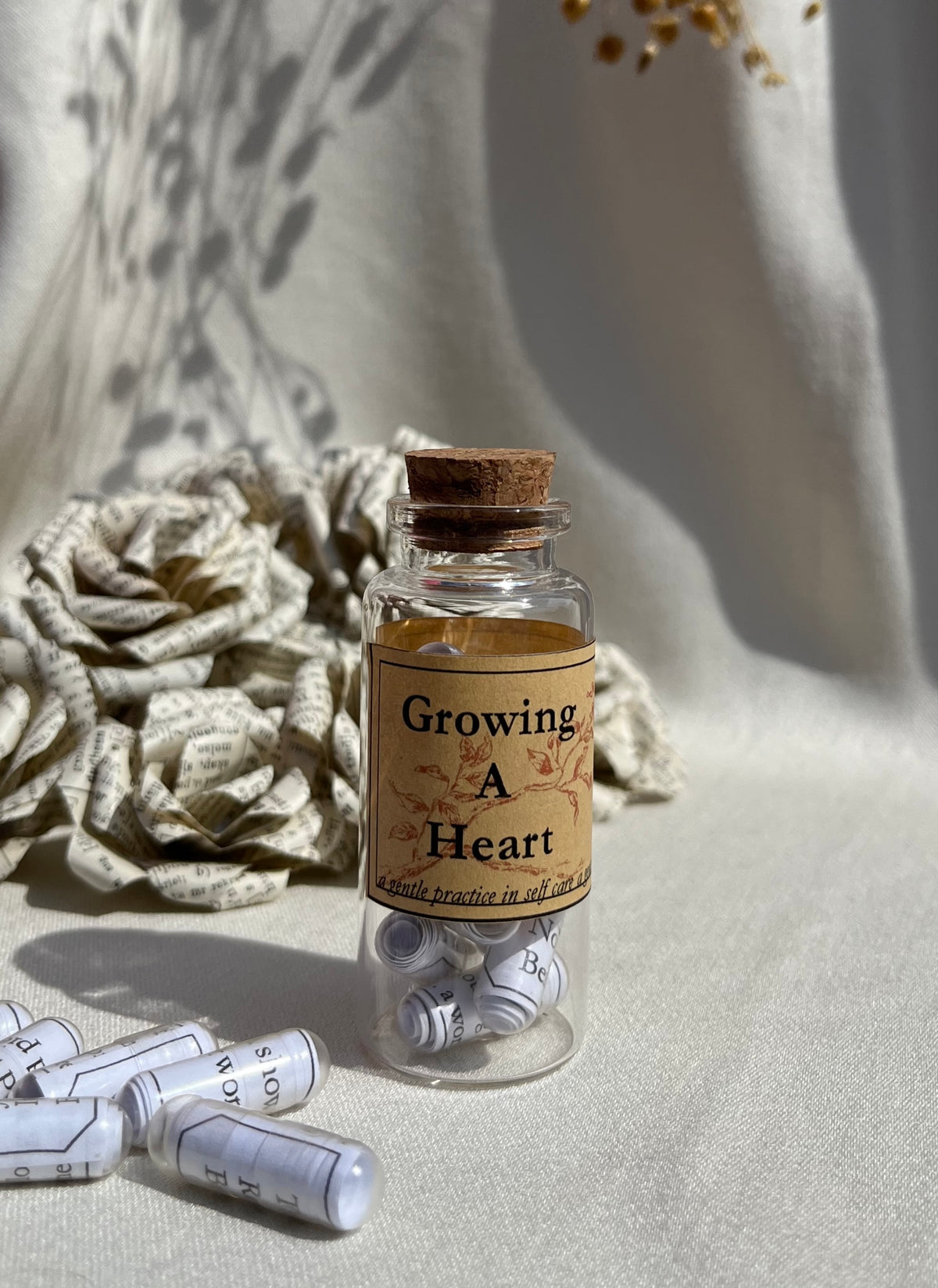Growing A Heart - poetry in a jar